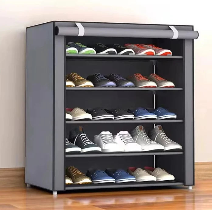 Schuhschrank Vliesstoff – 6/8/10 Etagen, platzsparend