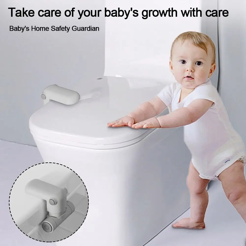 Baby WC-Sicherheitsschloss – Selbstklebend & Multifunktional