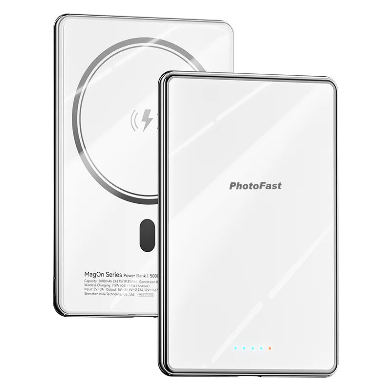 KUULAA Power Bank 5000mAh – 20W, Wireless & MagSafe für iPhone