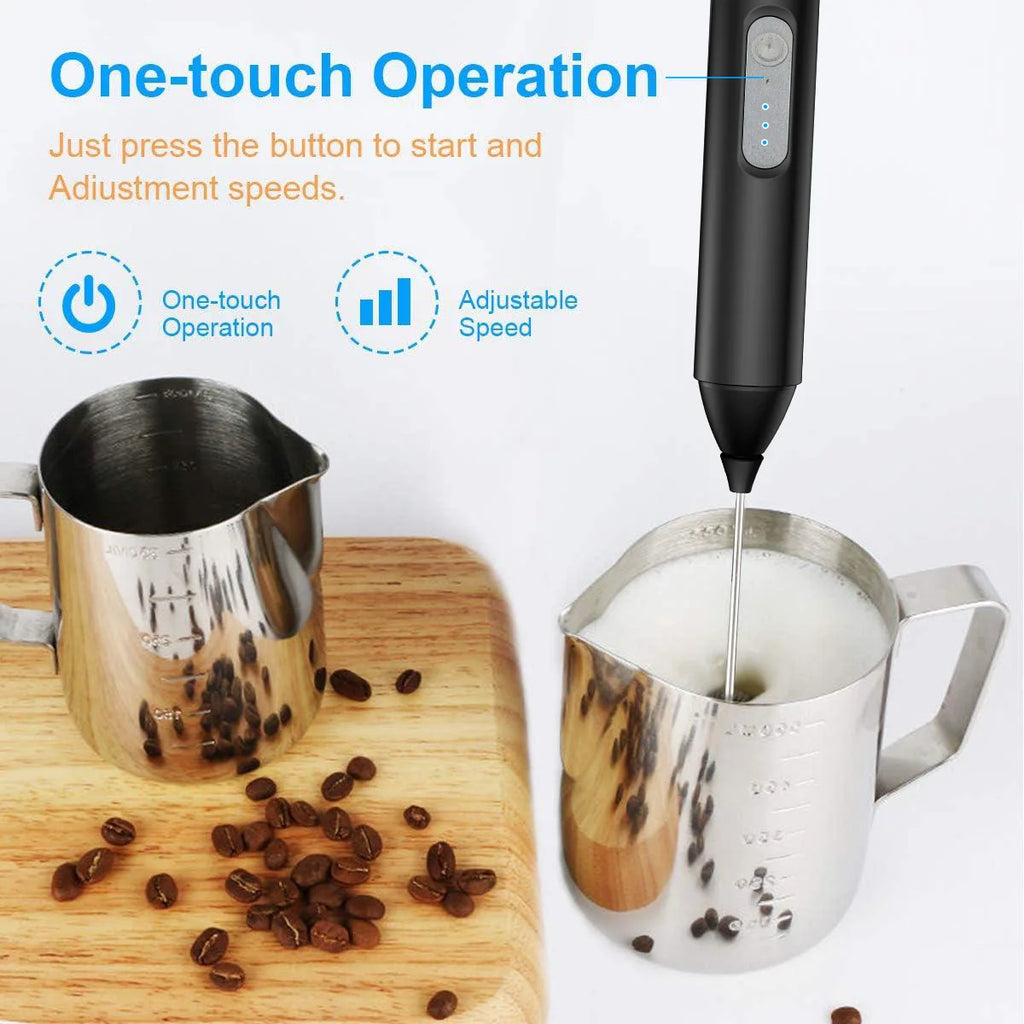 Mini Milchaufschäumer USB – 3 Stufen Kaffee & Cappuccino