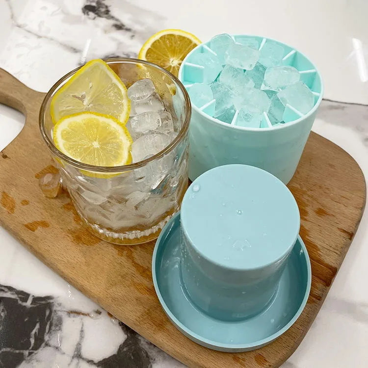 Eiswürfelform Silikon – Whiskey-Kugeln, Glühbirne & Zylinder