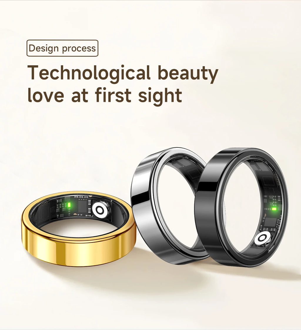 Smart Ring – Gesundheitsmonitor, 5ATM & Multi-Sport