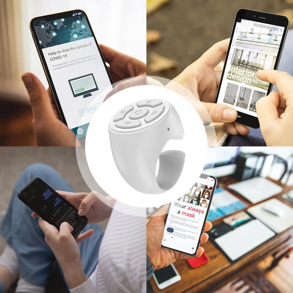 Bluetooth Scrollring – TikTok, Reels & Selfie kabellos steuern