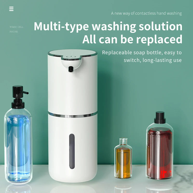 Automatischer Seifenspender – 380ml, wiederaufladbar, 4 Stufen | Sensor-Dispenser