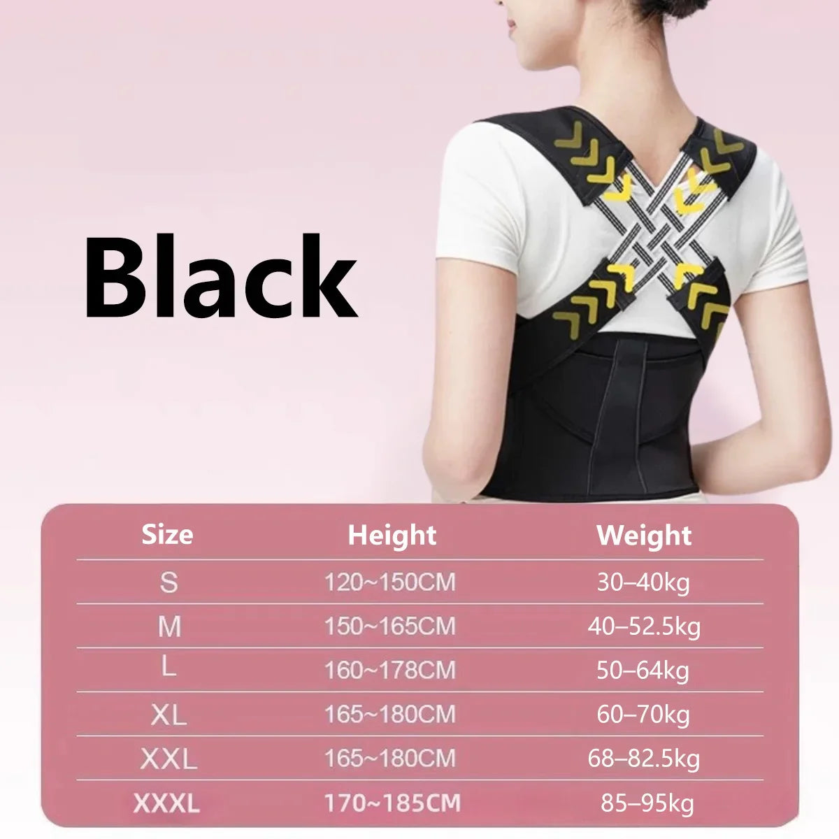 Haltungskorrektur Gürtel – Rückenstütze, Unisex